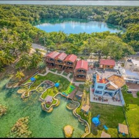 Blue Caribe Bacalar Front Lagoon Exterior foto
