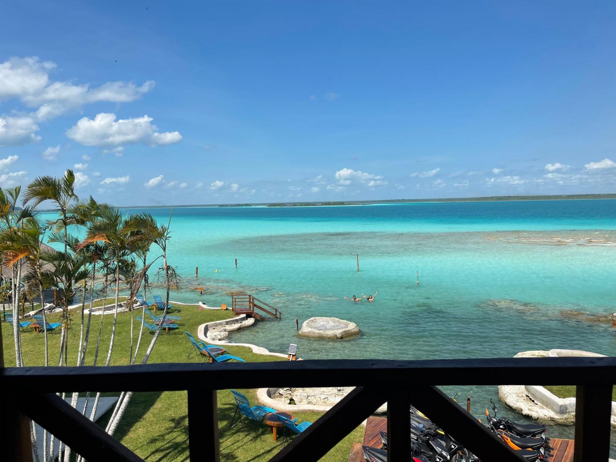 Blue Caribe Bacalar Front Lagoon Exterior foto