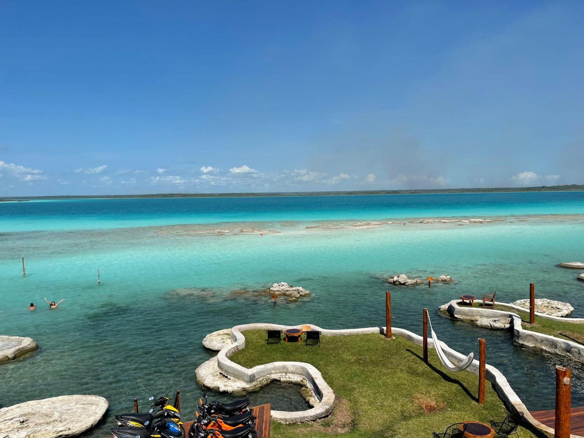 Blue Caribe Bacalar Front Lagoon Exterior foto