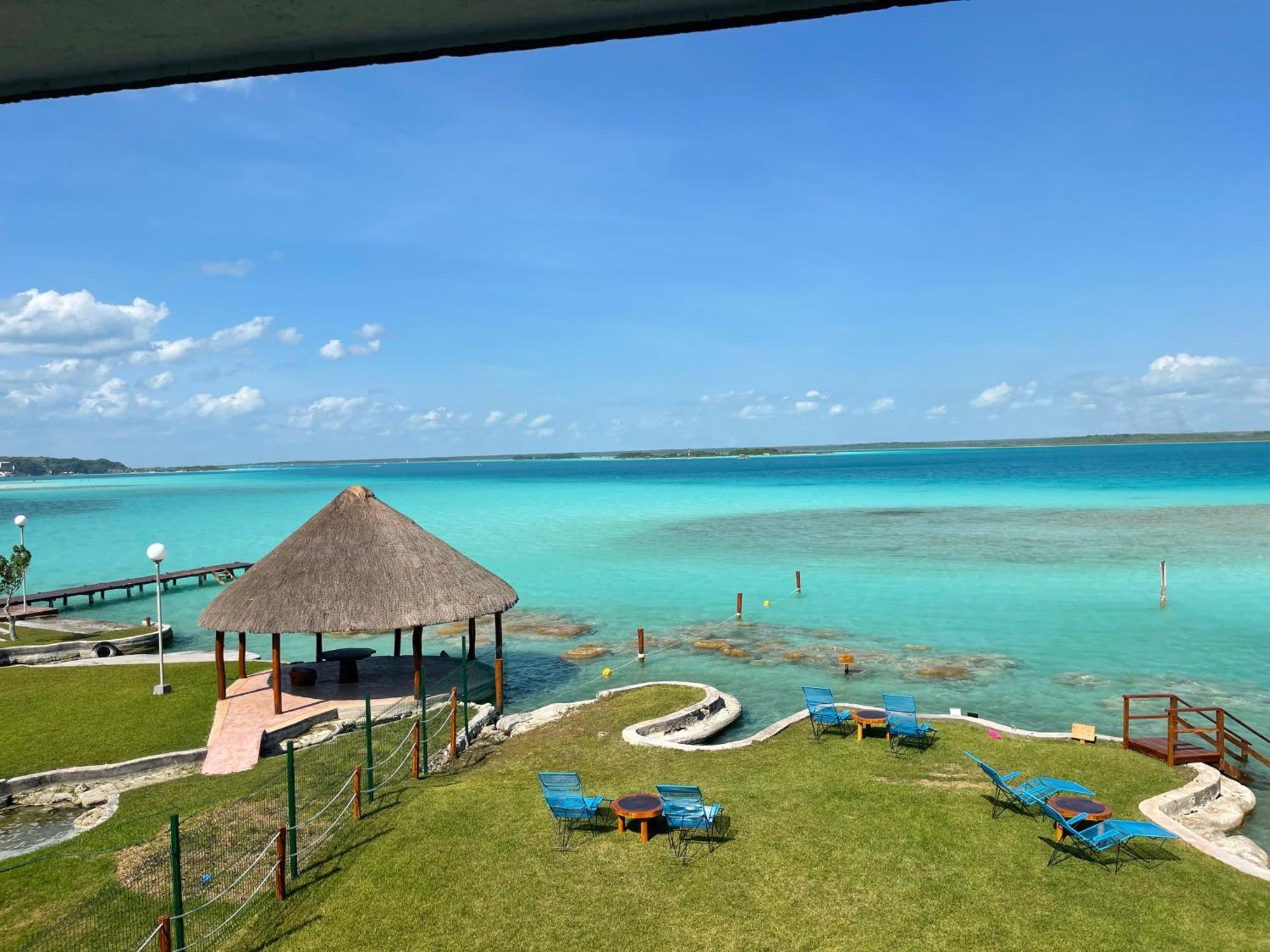 Blue Caribe Bacalar Front Lagoon Exterior foto