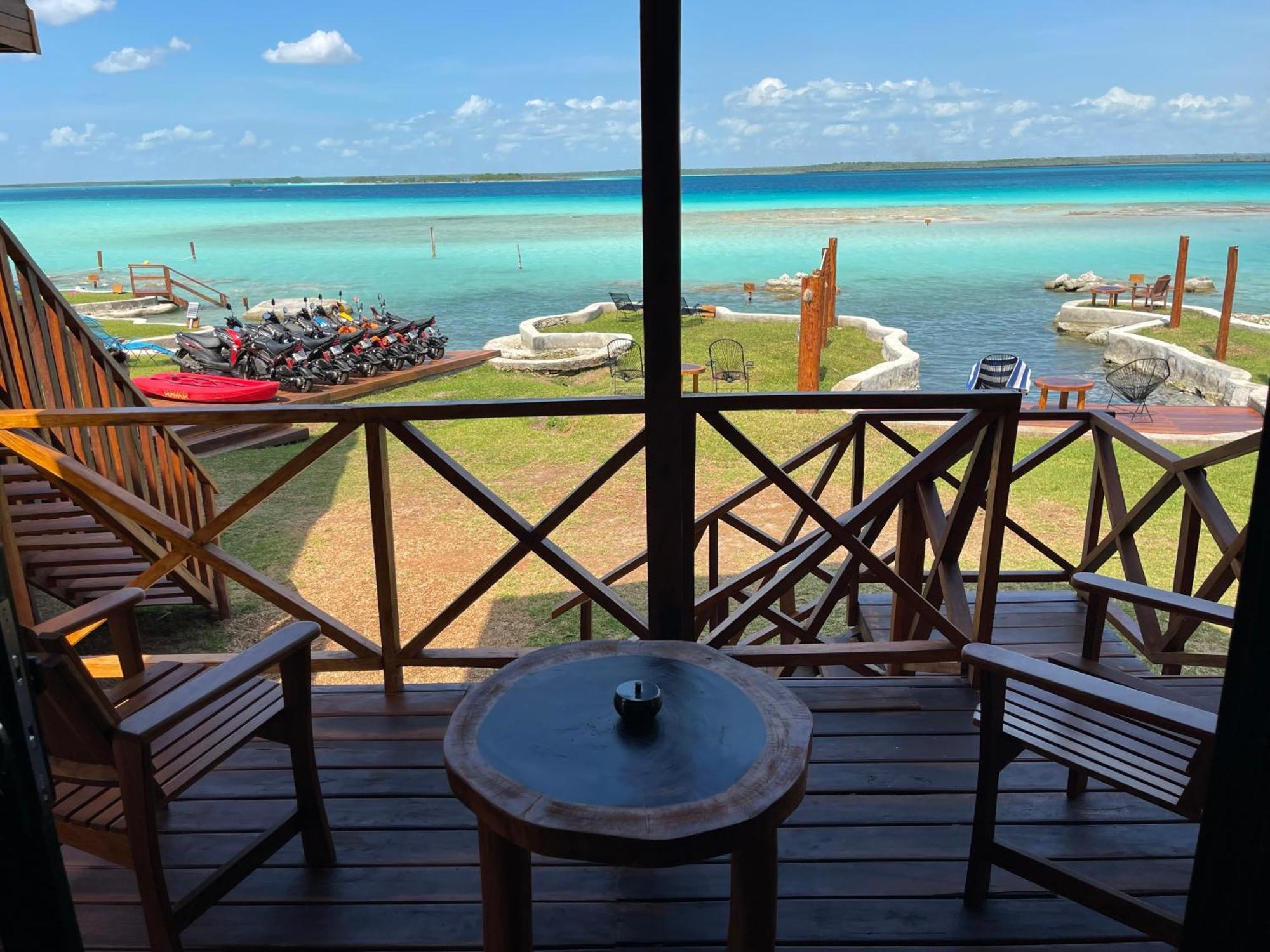 Blue Caribe Bacalar Front Lagoon Exterior foto