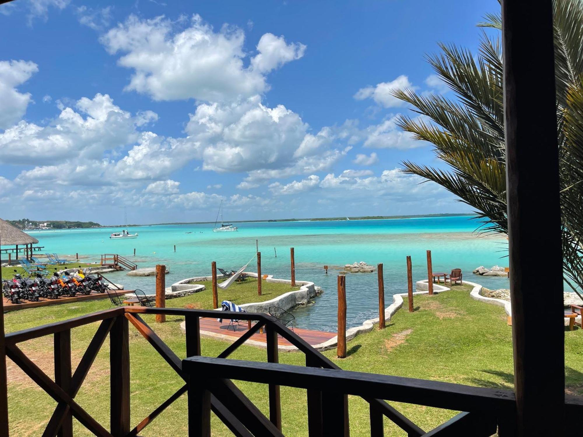 Blue Caribe Bacalar Front Lagoon Exterior foto