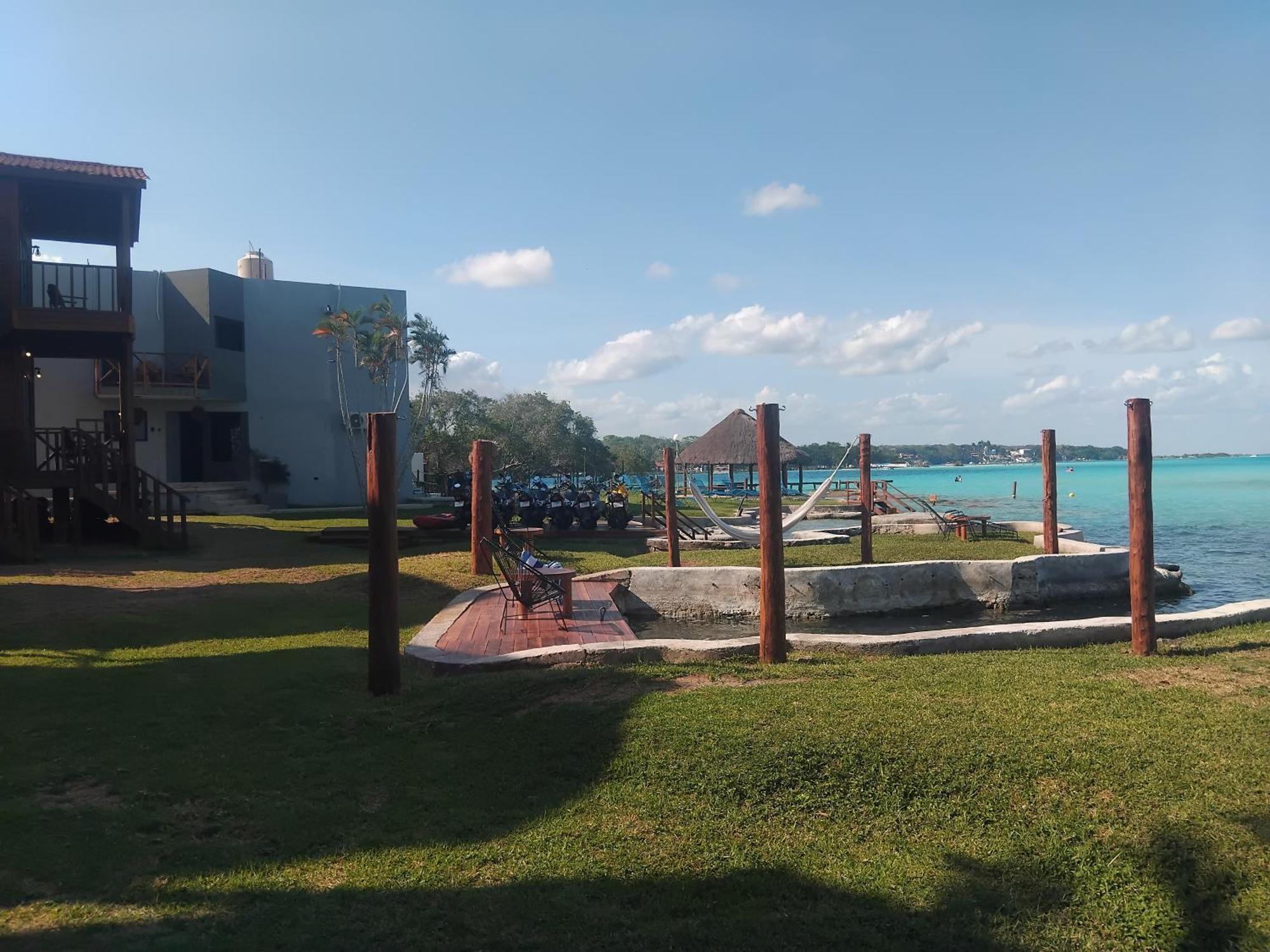 Blue Caribe Bacalar Front Lagoon Exterior foto
