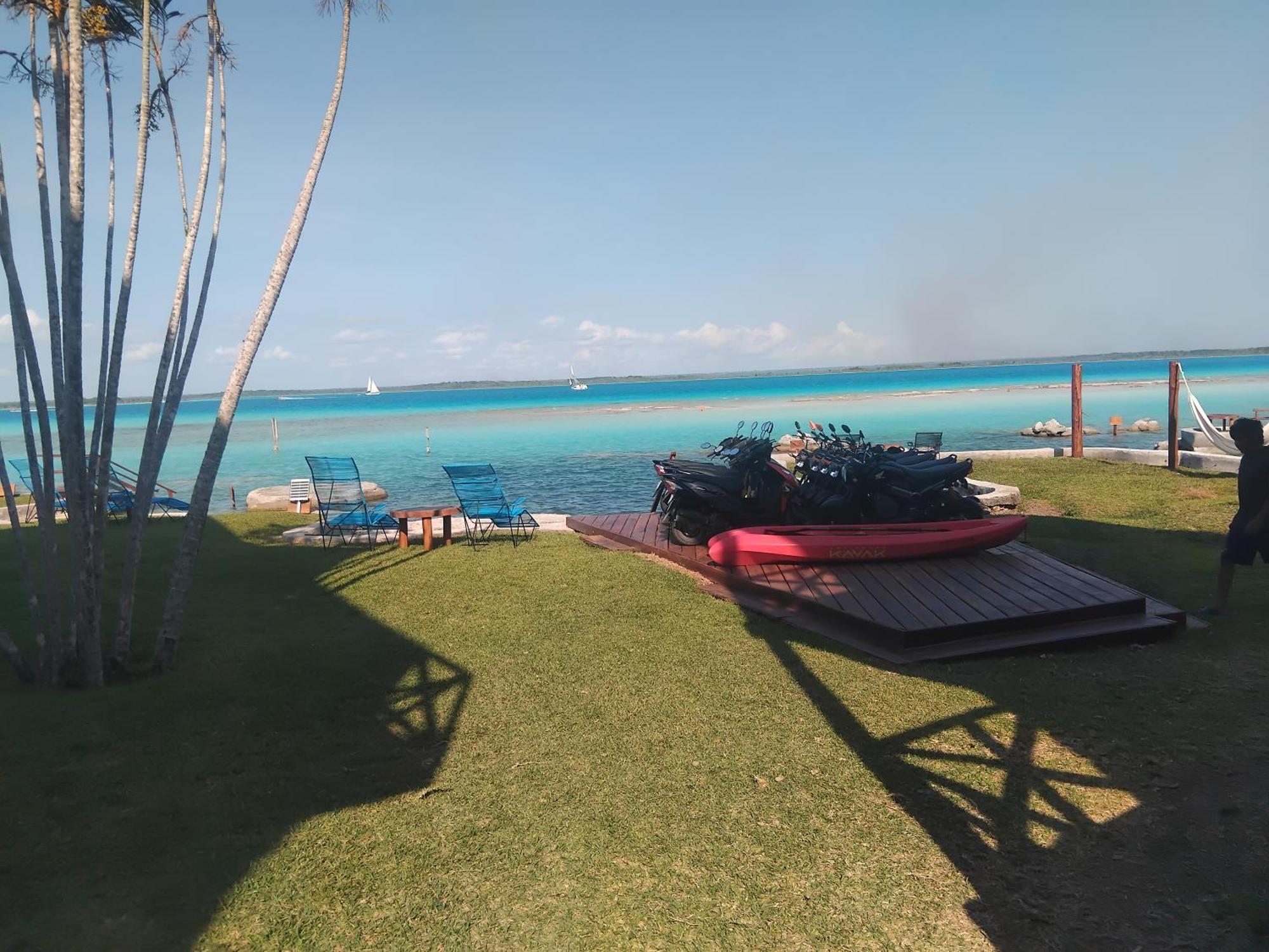 Blue Caribe Bacalar Front Lagoon Exterior foto
