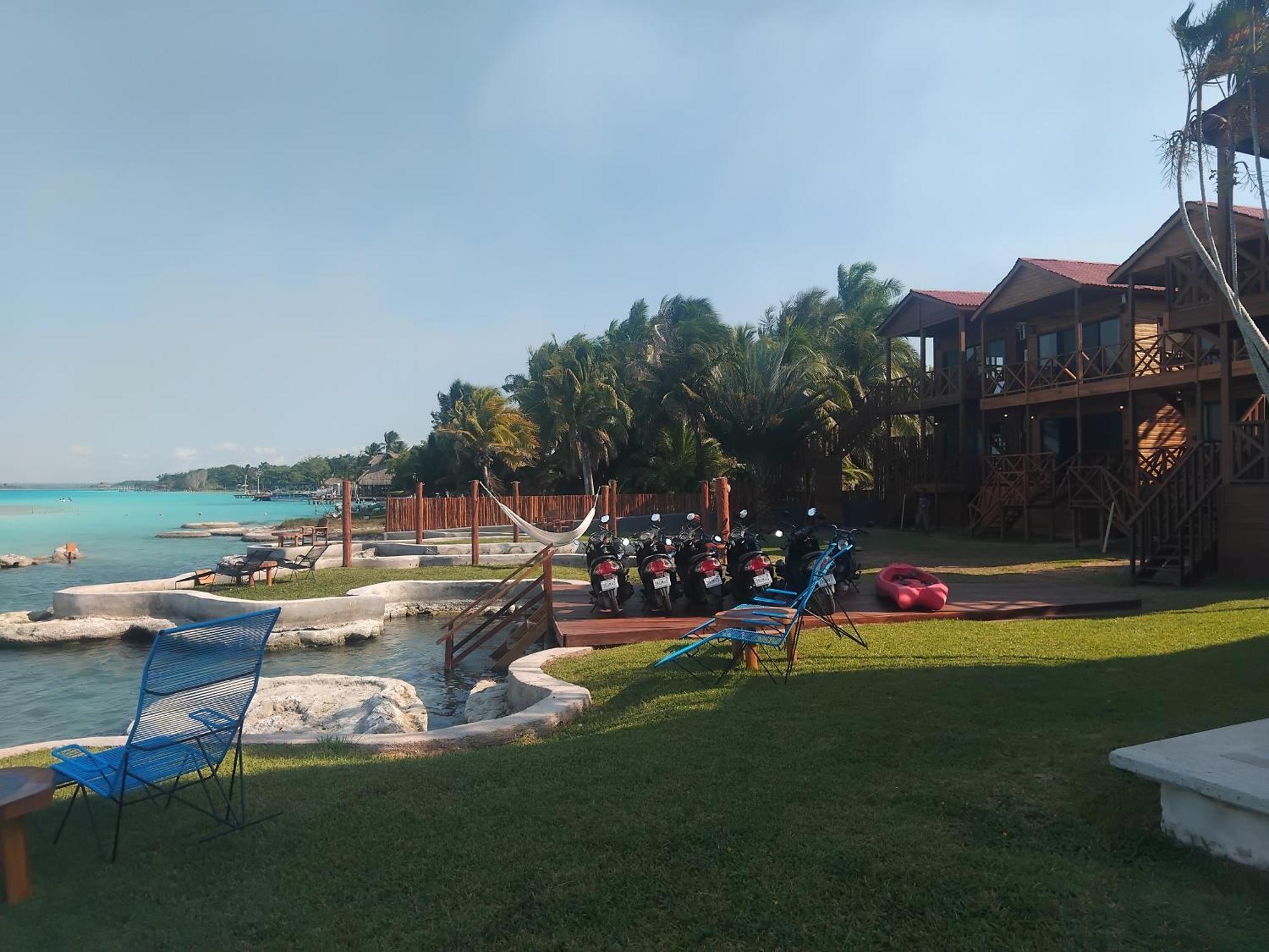 Blue Caribe Bacalar Front Lagoon Exterior foto
