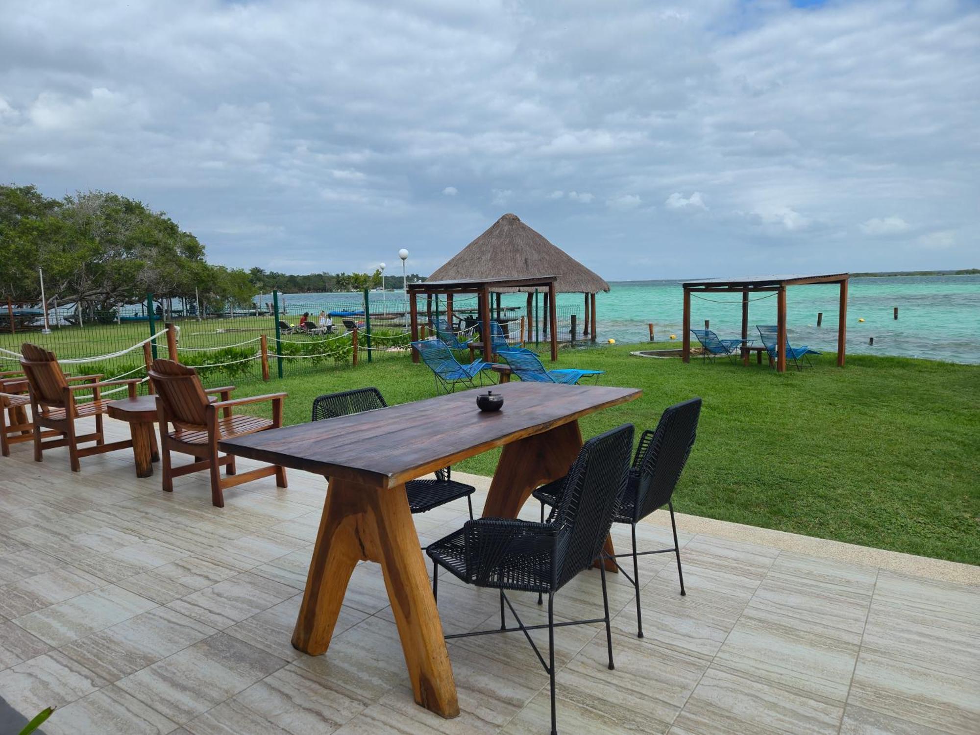 Blue Caribe Bacalar Front Lagoon Exterior foto